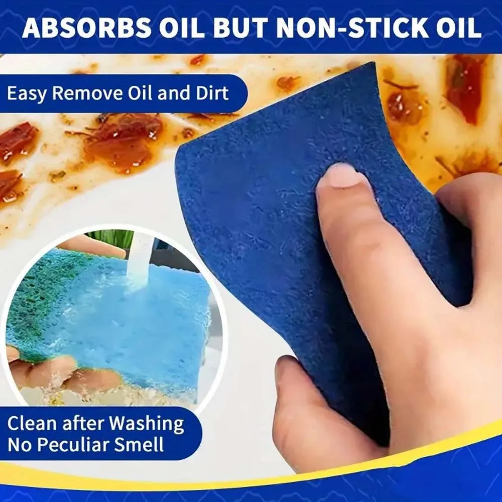 3pcs Sponge cleaning tool for daily dishwashing, pot washing, and sponge cleaning in the kitchen and household, made of sponge b Qme