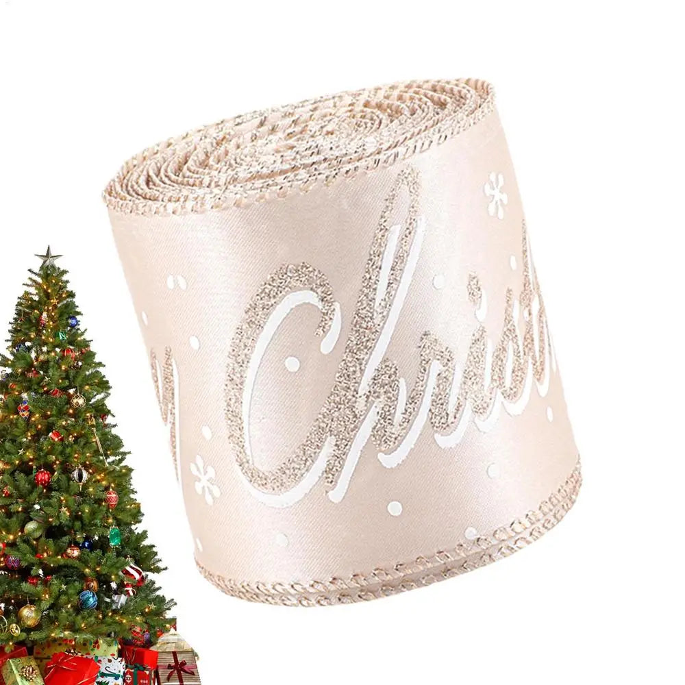 Christmas Ribbon Crafts 6 5 Ft Strap Decoration Champagne Craft Qme 03 China Mainland