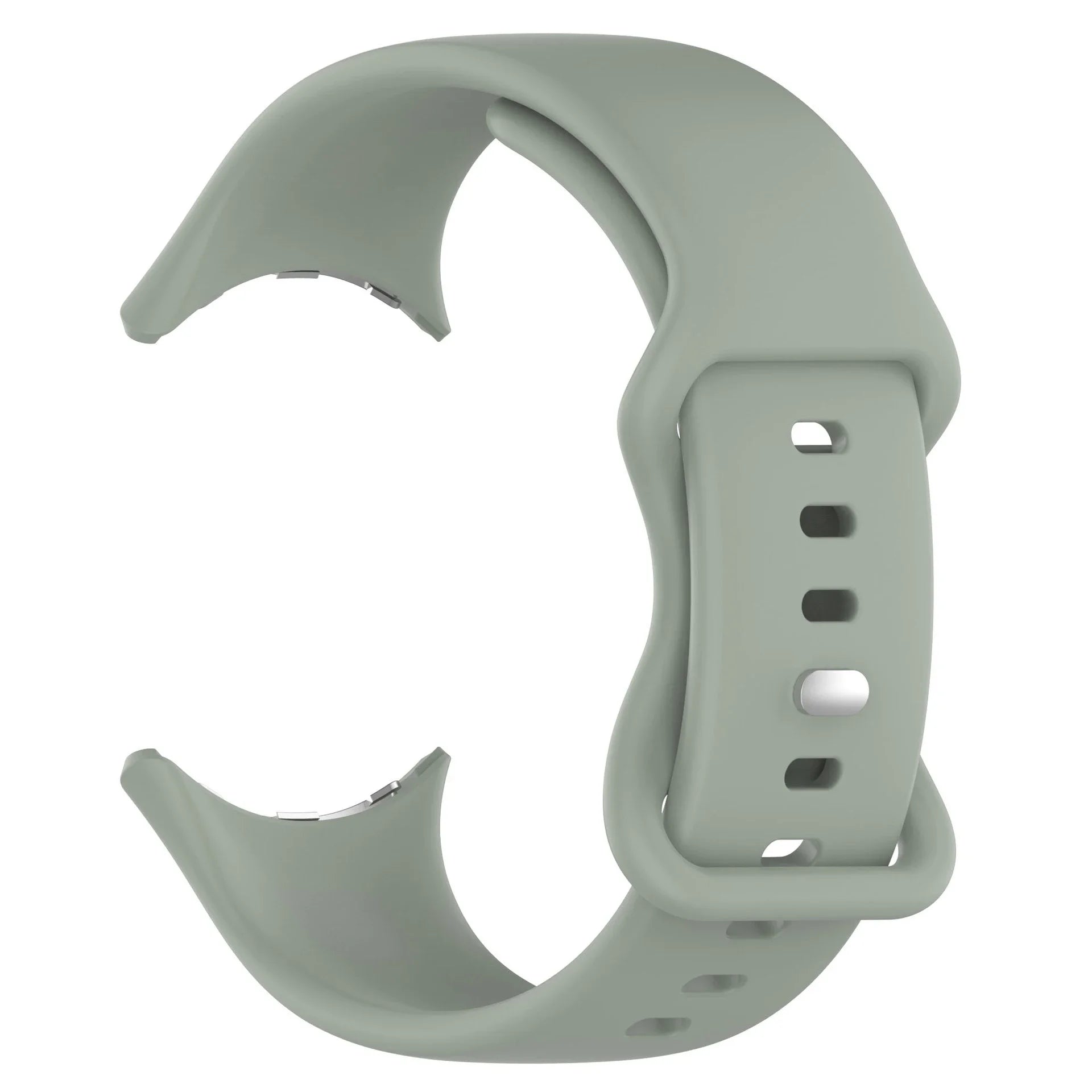 Silicone Strap for Google Pixel Watch 3 41 45mm Butterfly Buckle Sport Bracelet Correa for Google Pixel 2 1 Watch Accessories Qme HGreen Pixel Watch 3 41mm