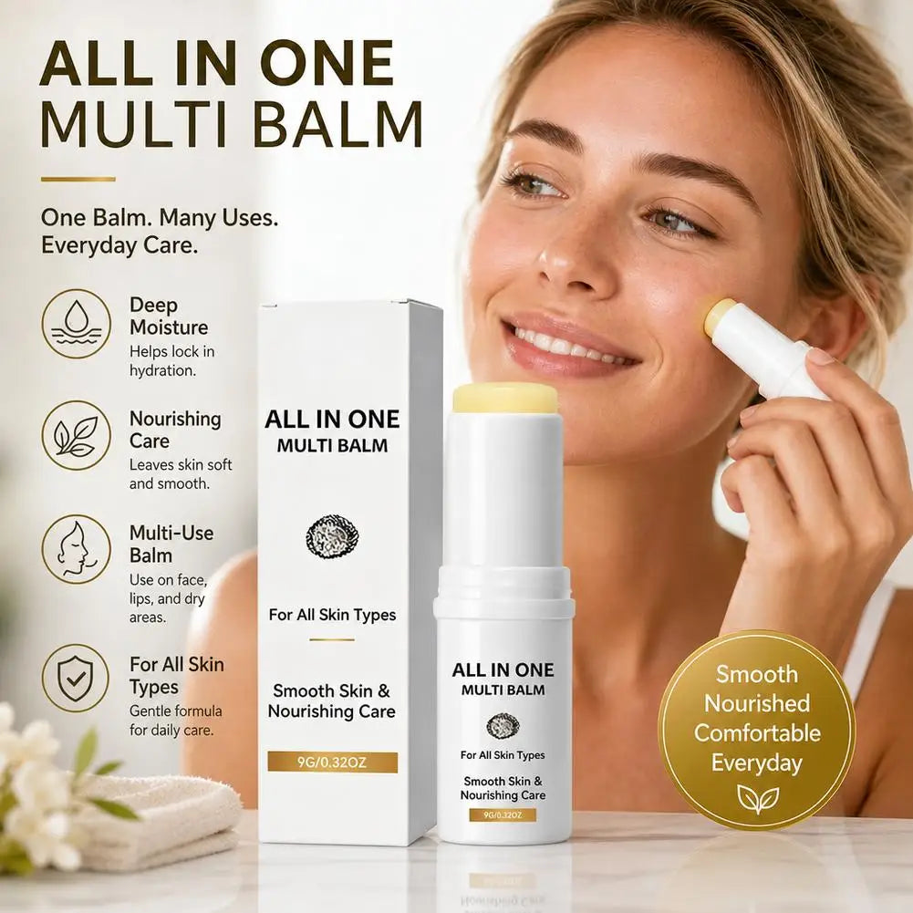 9g Black Truffle All-in-one Multi Serum Stick Moisturizing Glowy Finish Solid Skin Cream Relieve Dry Skin Enhance Elasticity Qme