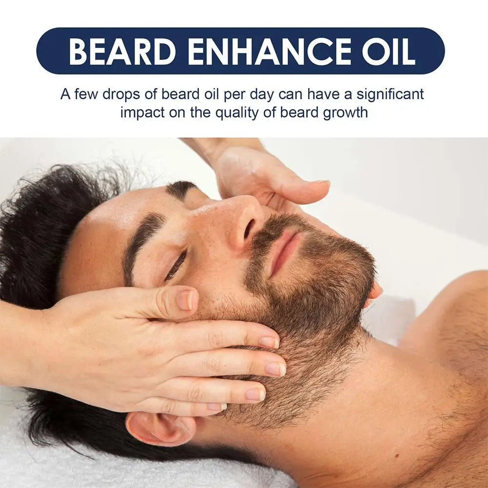 30ml Beard Care Oil For Men Beard Growth Grooming Kit Soften Strengthen Styling Beard Oil Thicker Nourish Beard Serum Beard Care Qme