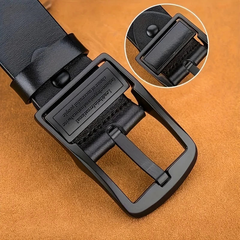 Men's Formal Belt, Men's Casual Belt 3.5 Cm Wide Qme