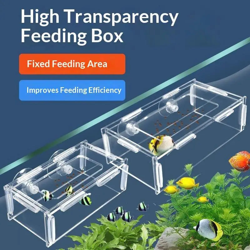 Fixed-point Fish Food Feeder Aquatic Aquarium Accessories Hanging Qme