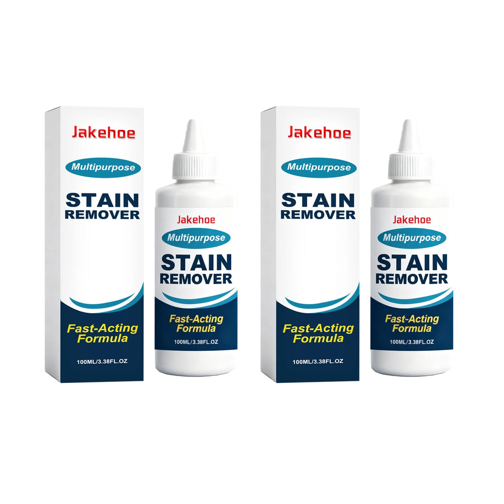Fabric Clothes Cleaner Removing Stubborn Stains & Yellowing Eliminate Odors Bleached Decontamination Laundry Cleaning Detergent Qme 2 x 100ml Boxed
