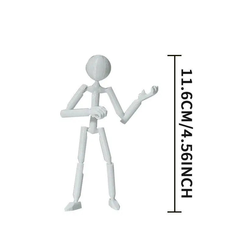 Multi-jointed Multi Joint Stickman Toy Movable 3D Printing Printed Qme