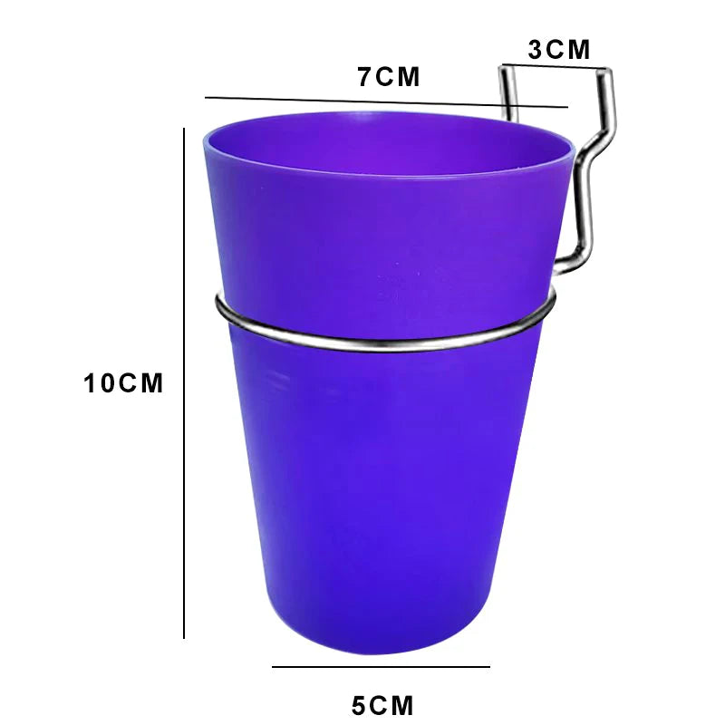 1 Set Pegboard Cup Holder Accessories For Craft Room Hook Baskets Ribbon Organizer Screw Tool For Organizing Accessories Tools Qme Purple