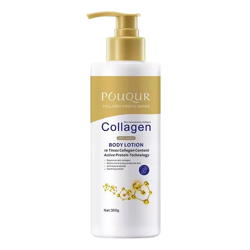Collagen Milk Bleaching Face Body Cream Whitening Skin Moisturizing Qme