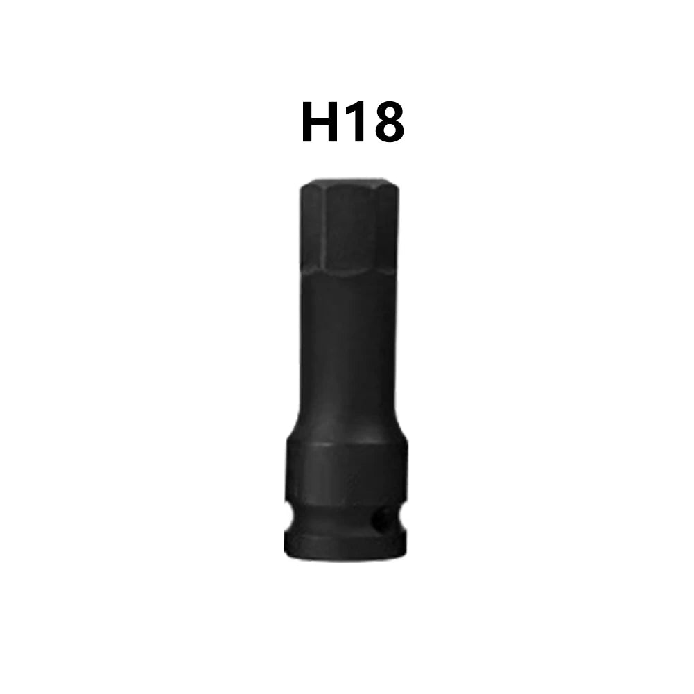 1Pcs 4mm-19mm Electric Drill Socket Adapter 12.5mm Square Interface Hexagonal Head Socket Wrench For Factory/Repair Shop Qme H18