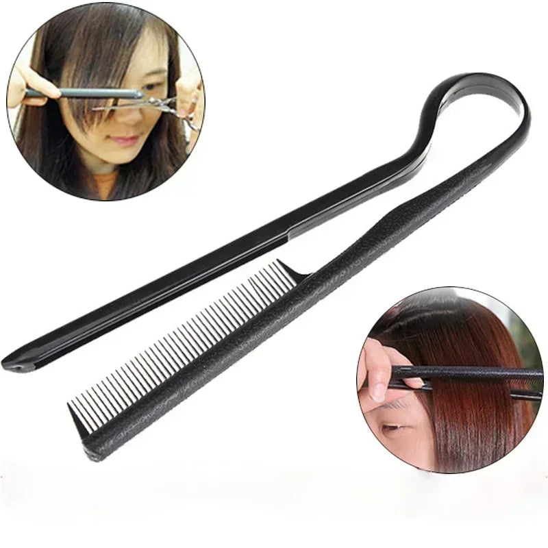 1PC Useful Hair Straighten Salon Comb Hairdressing Smooth Tool Hold Tongs Hair Styling Tools for Women Hair Brush Straightener Qme