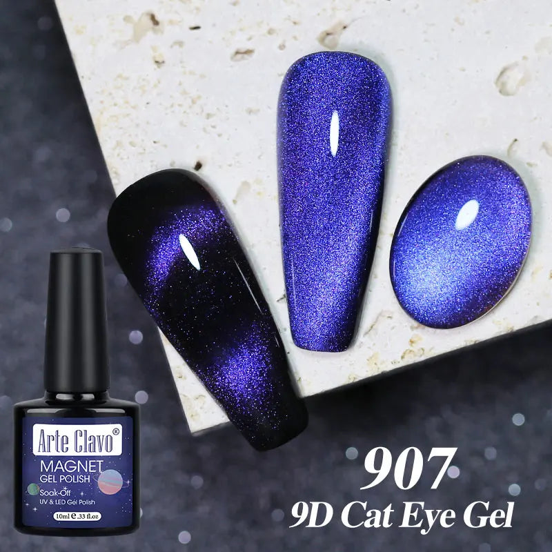 Arte Clavo Auroras Cat Eye Magnetic Gel Unicorn Shining Transparent