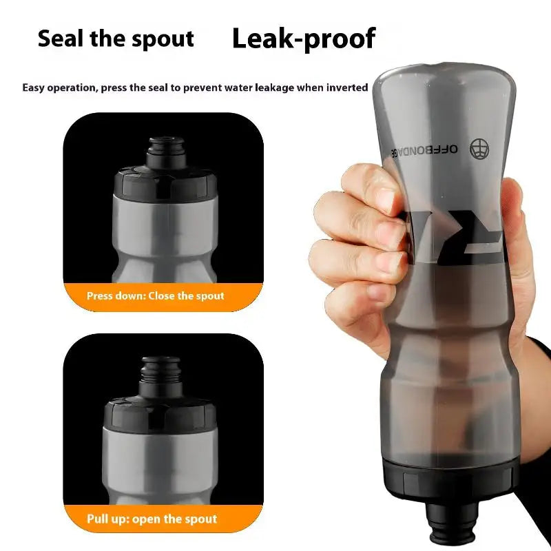 Bike Water Bottle Squeezable Cycling Non-deform Sports Plastic Qme