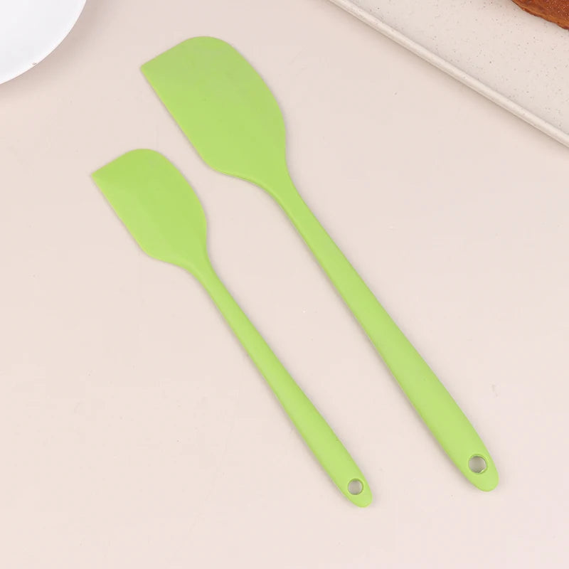Silicone Spatula Cake Butter Cream Kitchen Baking Mixing Tool Non Qme Green