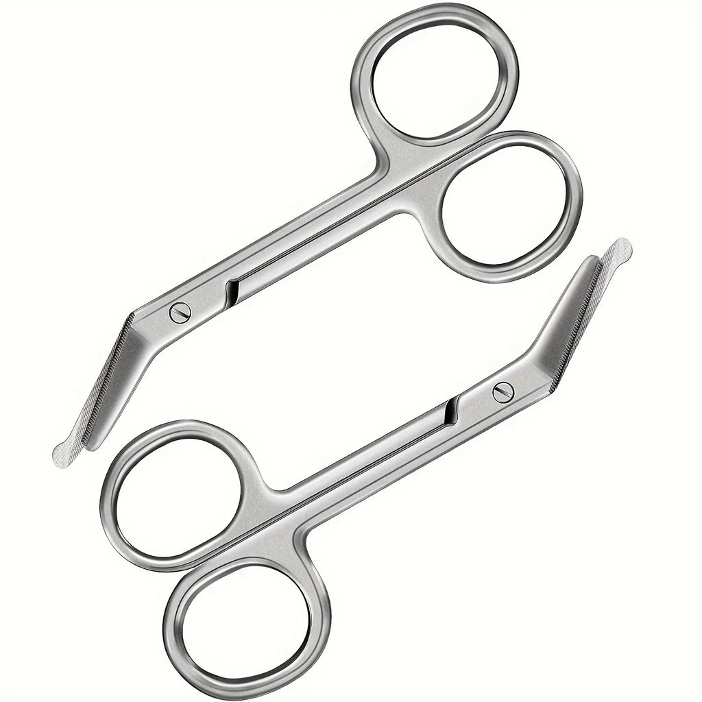 Mini Stainless Steel Bandage Scissor - Compact & Portable - Durable Medical Shear with Sharp Blades for Precise Cutting Qme