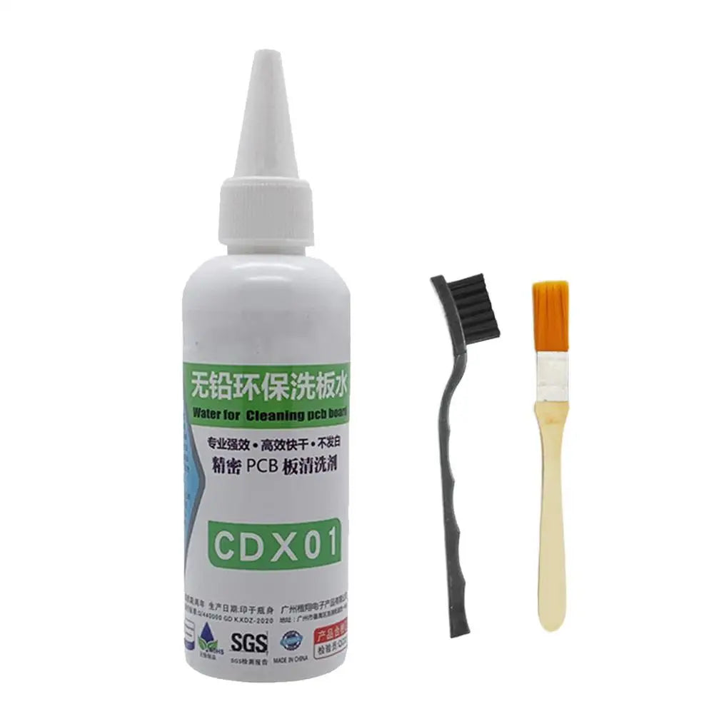 Motherboard Cleaner Liquid Precise Quick Dry Powerful Electronics Cleaning Agent Computer Dust Remover Cleaner Liquid for Qme 100ML