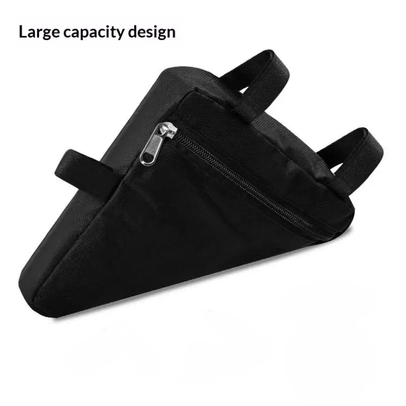 Cycling Pouch Durable Bike Versatile Bag Bicycle Triangle Front Tube Qme