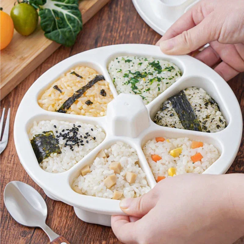 Onigiri Mould Triangle Bento Box Japanese Sushi Making Kit Sushi Mold Sushi Press Maker Rice Ball Making Homemade Qme