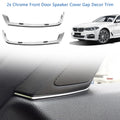 2pcs Front Door Speaker Cover Creative Speakers Decorative Slit Strip for BMW 5 Series F10 Interior Modification Qme Default Title