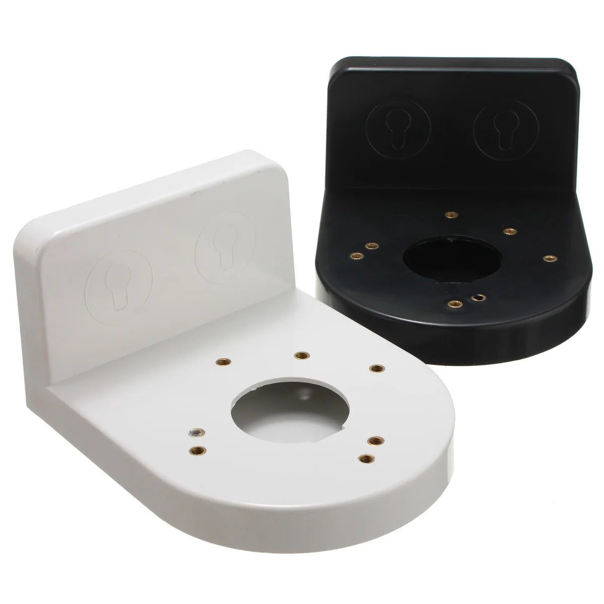 ESCAM 3.5 inch L Type Plastic Right Angle Bracket Wall Mount for CCTV Dome IP Security Camera Qme