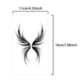 Watercolor Smoke Angel Wings Butterfly Wings Herbal Juice Tattoo Sticker Temporary Tattoo Waterproof Long Lasting Arm Leg Men Wo Qme HC-928