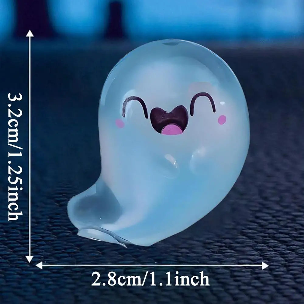 Miniature Ghost Figurines Luminous Resin Figures Small Garden Decor Qme F China Mainland