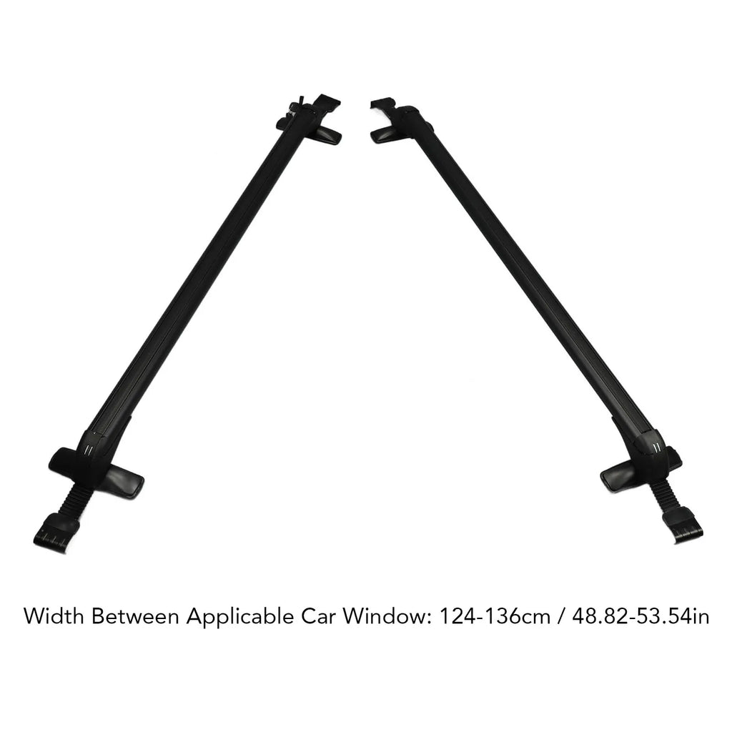 Car Roof Luggage Rack Aluminum Alloy Stainless Steel Rooftop Cargo Carrier with Protective Pads for Long Trips Qme