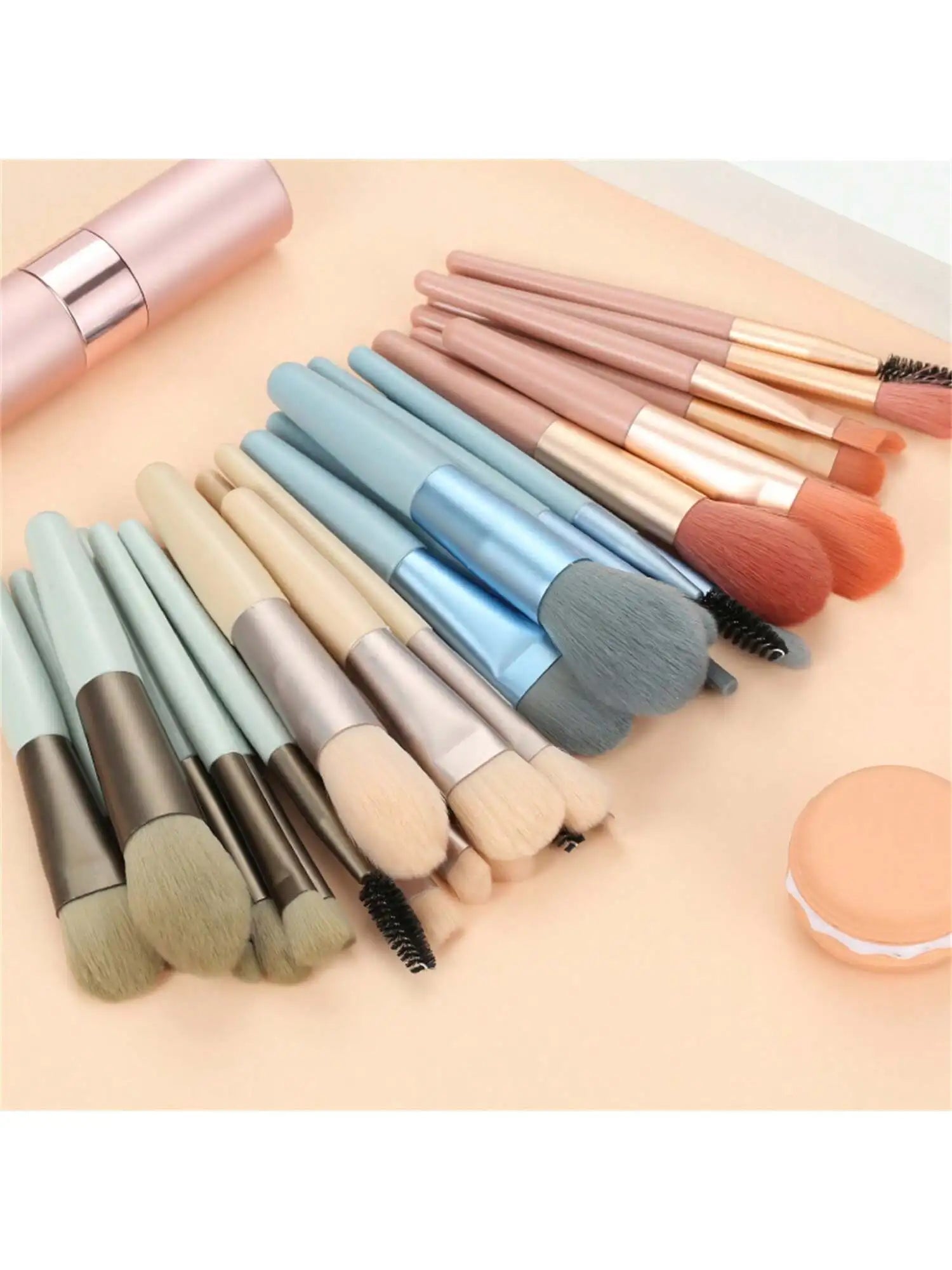 Eye Shadow Brush 8 Blending Eyeshadow Lower Lash Line Eyeliner Qme