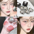 Matte Glitter Face Liquid Blusher Smooth Cheek Eye Mousse Blush Highlighter Stick Rouge Multi-purpose Waterproof Contour Makeup Qme 01 orange