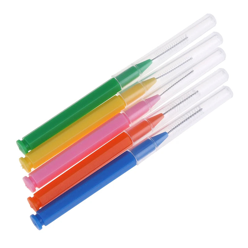 Lot Interdental Brush Dental Floss Teeth Oral Clean Hygiene Toothpick Qme