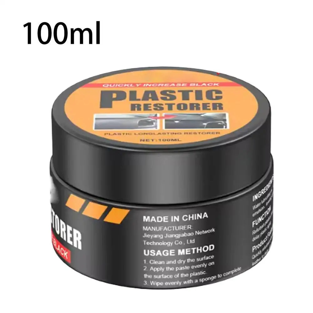 1pcs car Leather Care Cream Leather Restorer Paste Renewal Wax Vehicle Polish Restoration Solution for Steering Wheel Air Vent Qme 100ML