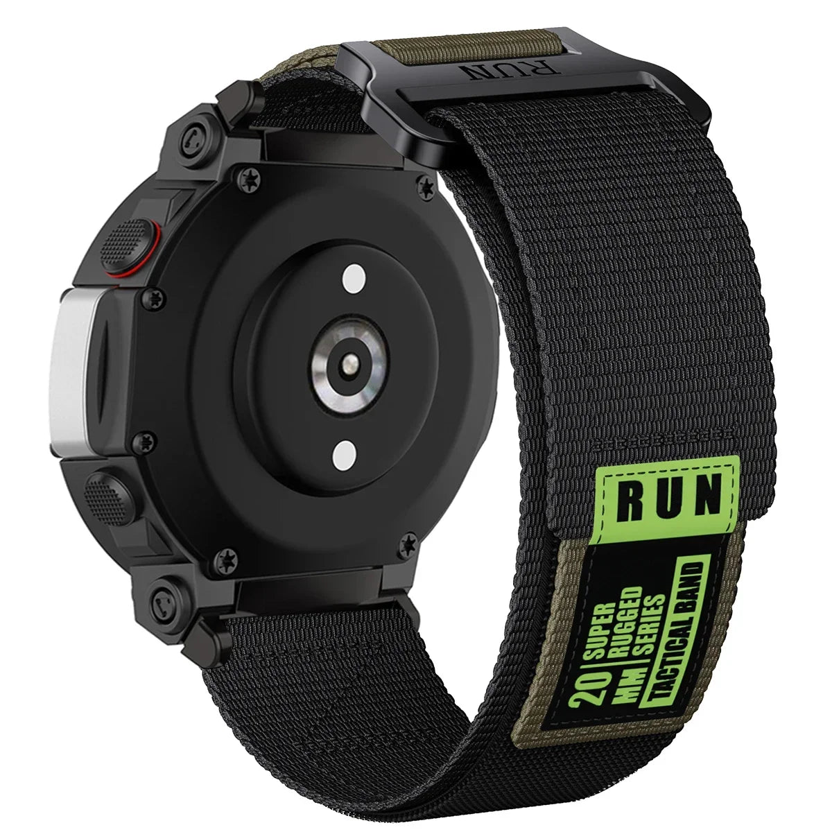 Nylon Strap For Amazfit T-rex 2 3 Ultra Watch Band For Huami Amazfit Trex Pro T Rex Sport Belt Smartwatch Bracelet Accessories Qme Black AGr For T-rex 2