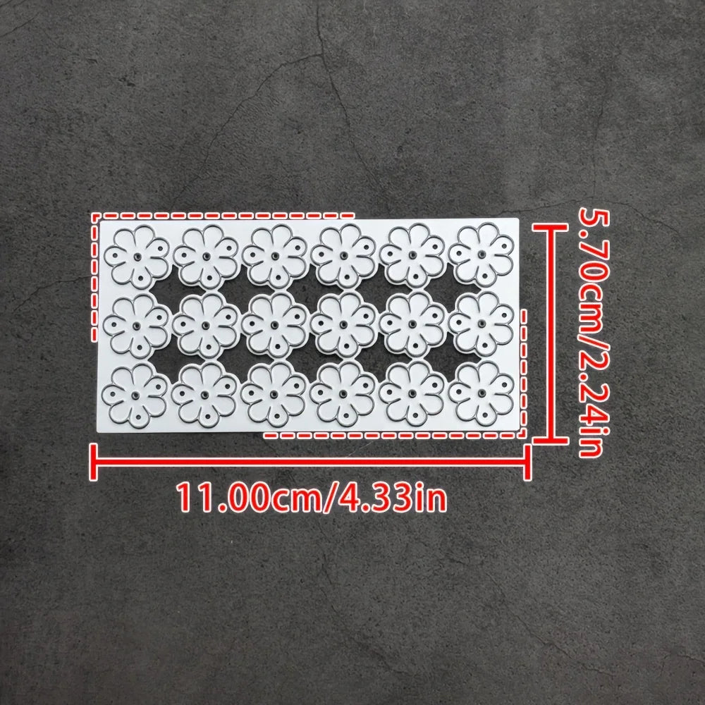 1 Piece of Flower Metal Cutting Mold, Suitable for DIY Scrapbook, Photo Decoration Embossed Paper Mold, Designed Specifically Qme