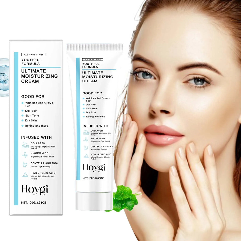 Centella Moisturizing Cream Hyaluronic Acid Daily Nourishing Cream Strengthen Barrier Rejuvenation Oil Control Brighten Skin Car Qme