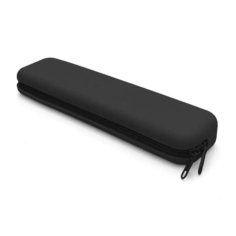 Silicone Pencil Case Waterproof Soft Large Capacity Durable Pen Pouch Qme Black