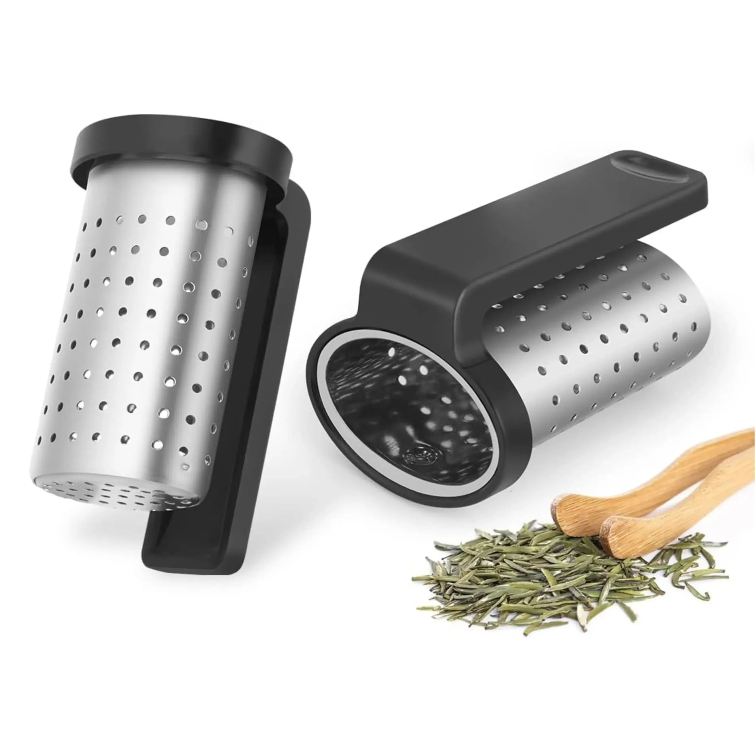 Tea Infuser Strainers Loose Steeper Diffusers Qme 2pcs