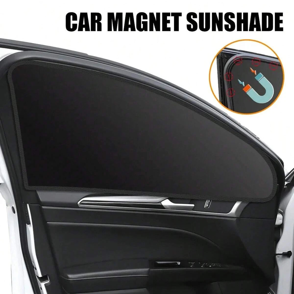 Magnetic curtain protectors, side window sunshades, UV protection, suitable for most models, universal in all seasons Qme