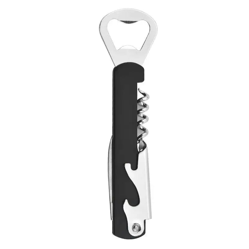 Portable Beer Can Opener Wine Bottle Restaurant Kitchen Tool Birthday Qme Black