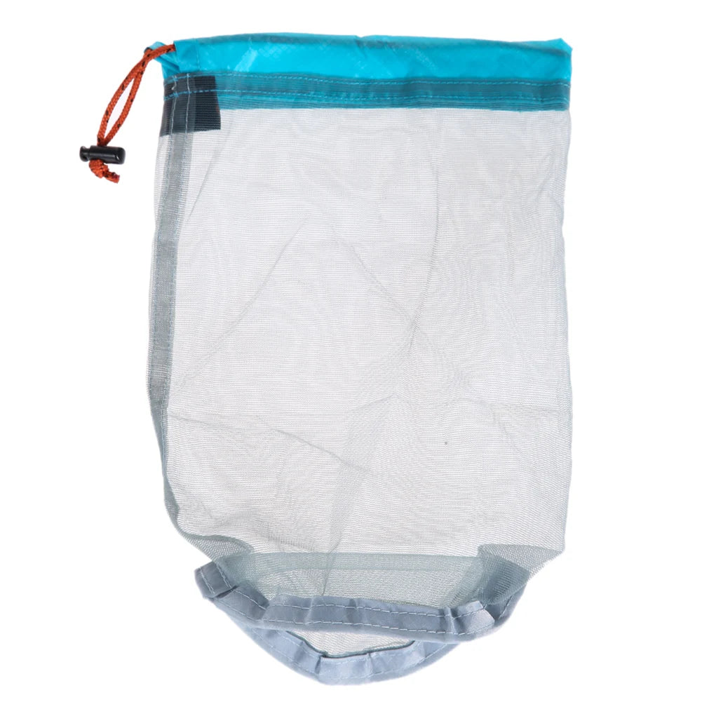 Ultralight Nylon Mesh Mesh Laundry Bag Ultralight Nylon Mesh Bags Traveling Organizer for Camping Travel Hiking Outdoor Sports Qme s