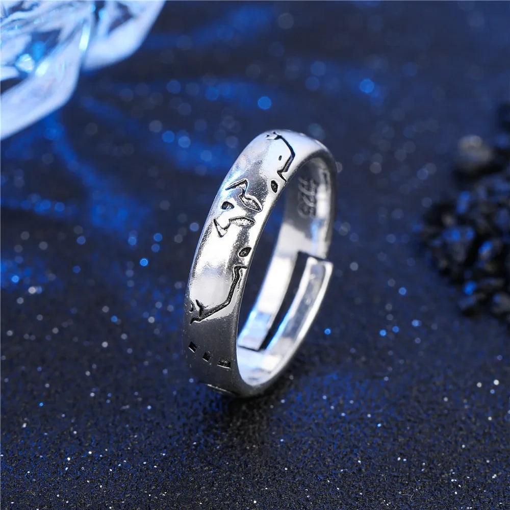 Anime Darling In The Franxx Ring HIRO ZERO TWO Cosplay Adjustable Unisex Couple Lover Rings Jewelry Gift Cosplay Props Accessory Qme 5 resizable