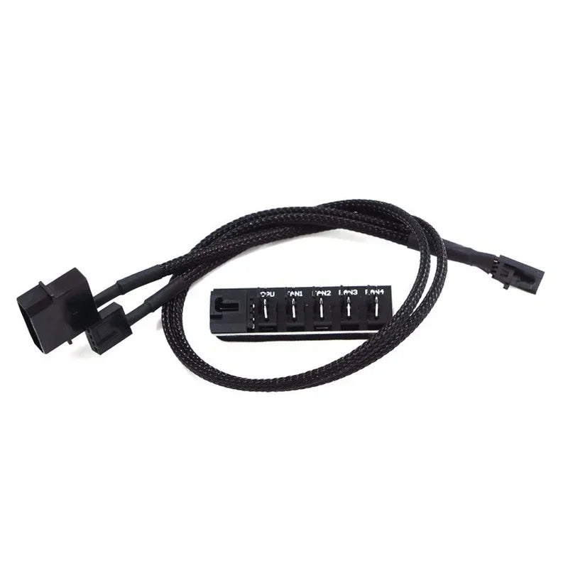 1 To 8 Ports 4 Pin PWM Fan Hub Splitter, PWM Regulator 12V CPU Cooler / Case / Chasis Cooling Fan Power Cable Adapter Qme
