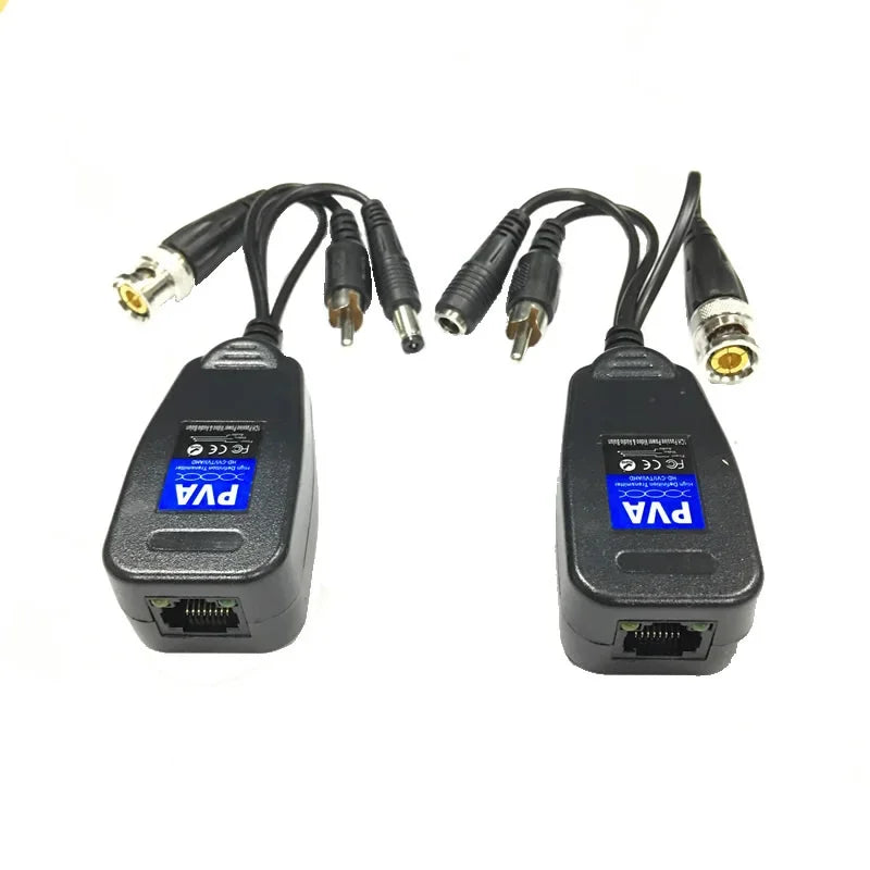 Anpwoo 205PVA 200M Range For HD CVI/AHD/TVI Twisted BNC CCTV Passive Transceivers Cat5 CCTV UTP Video Balun IPC For 2MP 3MP 4MP Qme