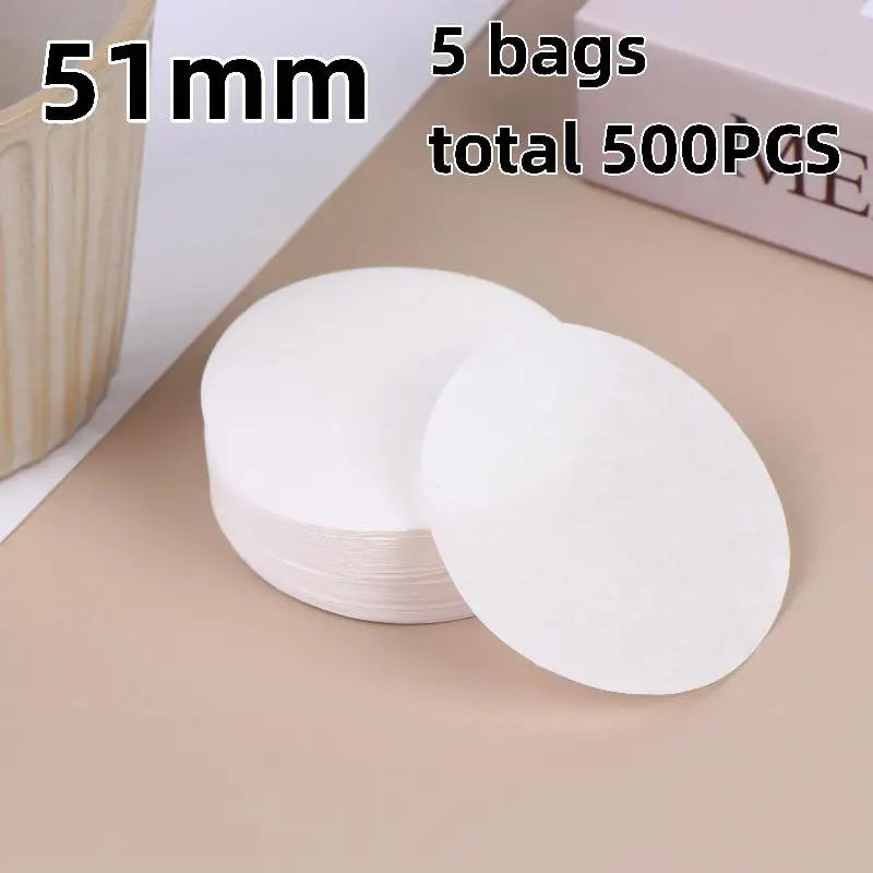 100 Coffee Paper Filter Puck Screen Portafilter Breville Barista 51 Qme 51mm 500pcs