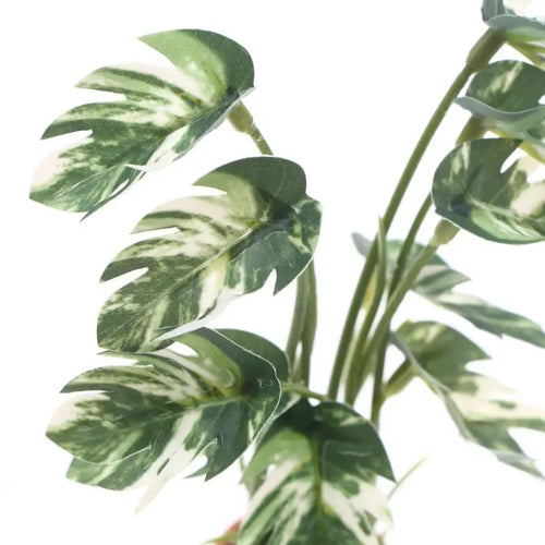 1 12 Dollhouse Simulation Monstera Green Plant Potted Micro Landscape Qme