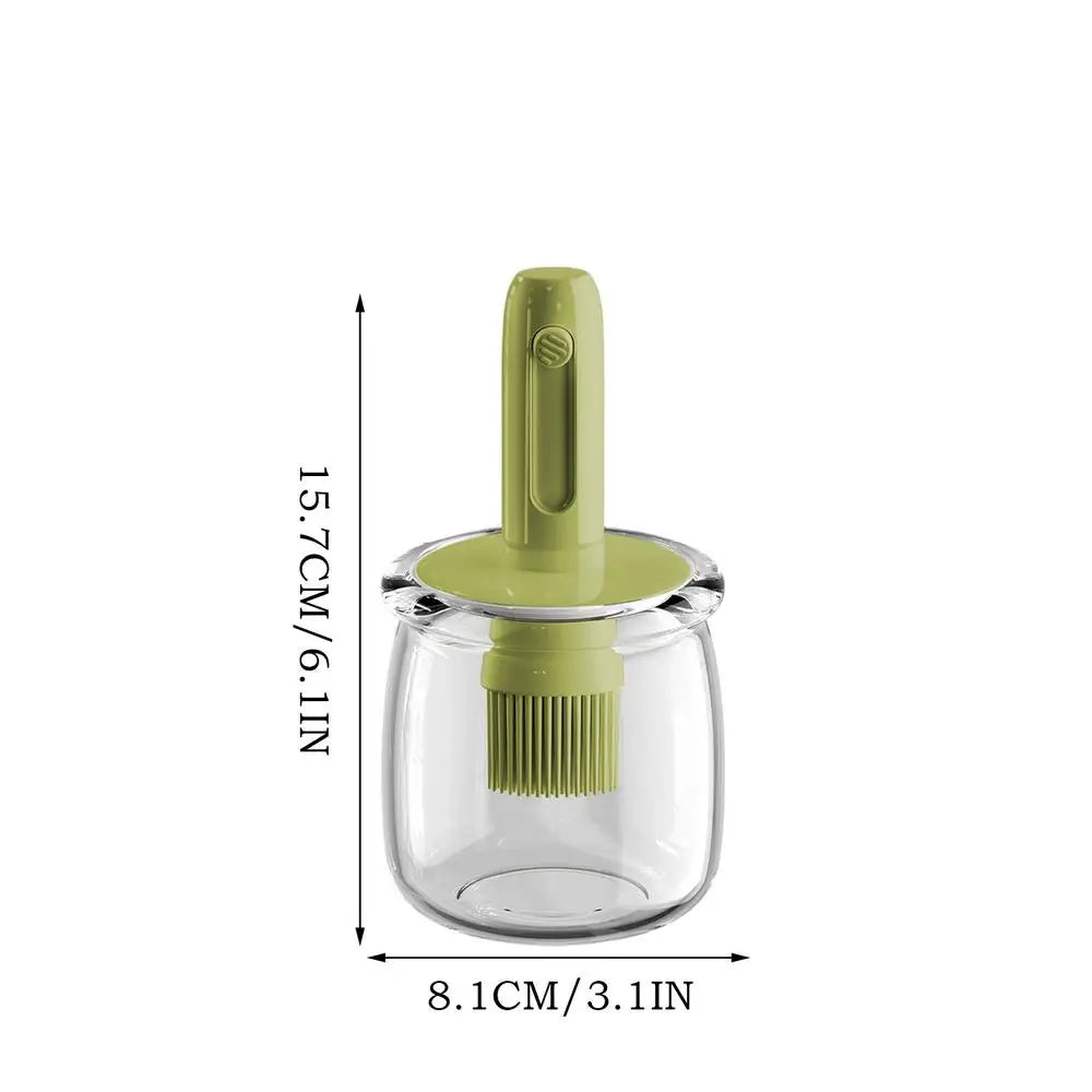 Oil Dispenser Silicone Sauce Bottle Detachable Brush Cooking Tool Qme China Mainland green