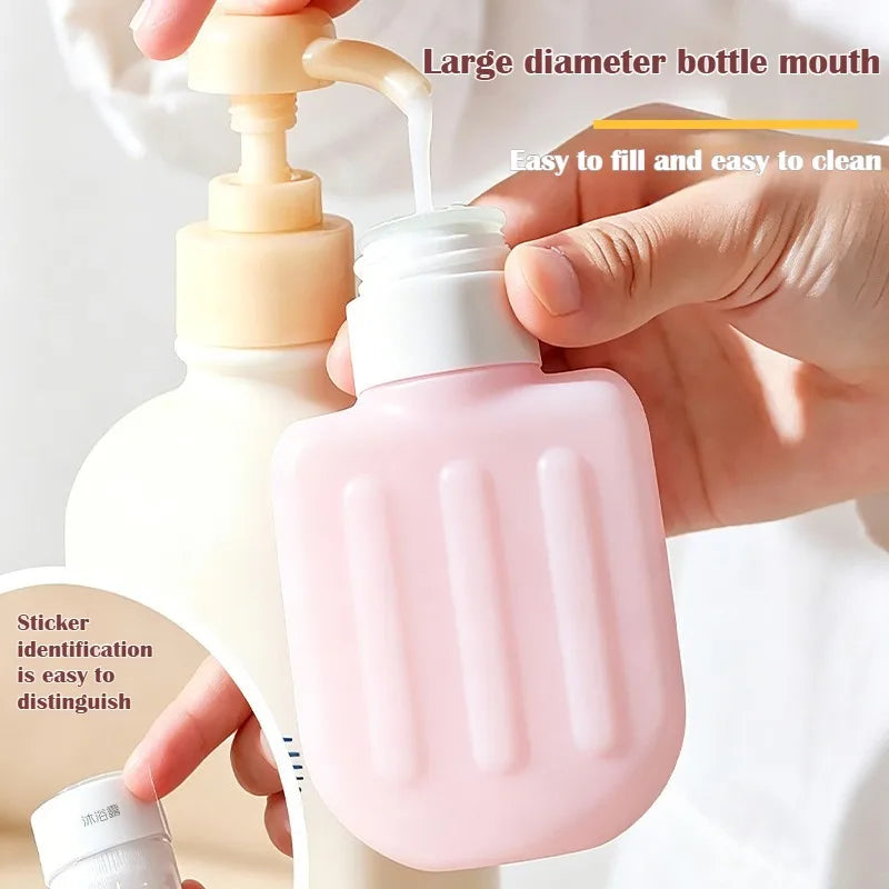 Convenient Leakproof Travel Soft Silicone Squeeze Dispensing Bottle Qme