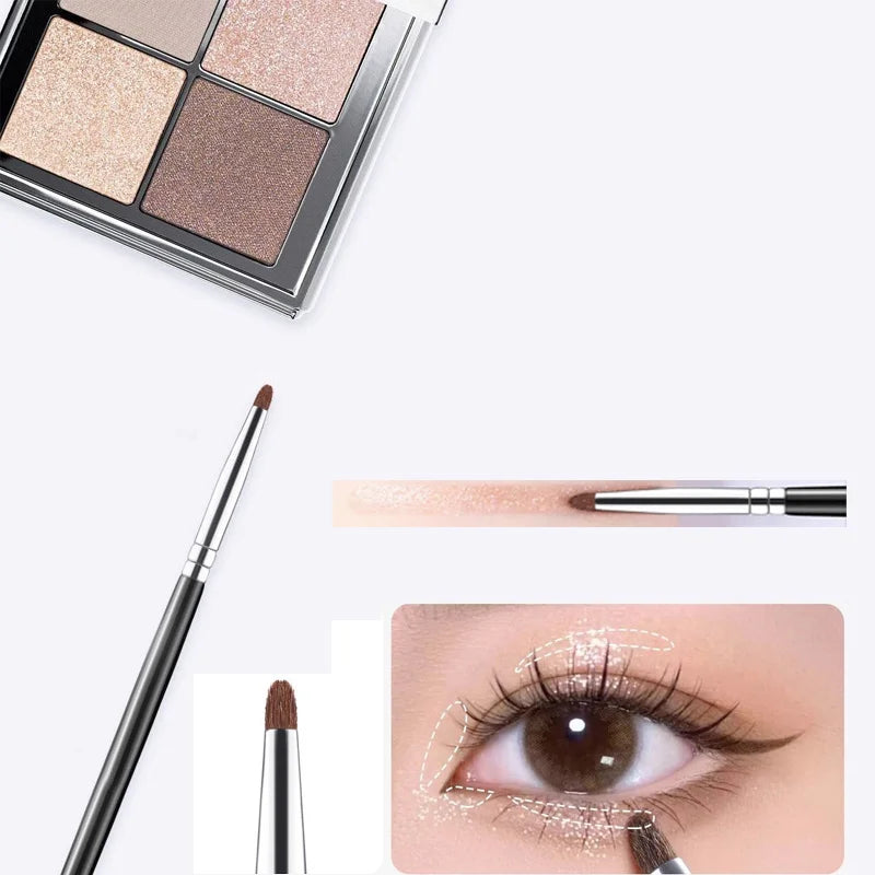 Sickle Shape Nose Shadow Brush Set,Soft Synthetic Bristles Angled Contour Brush For Nose Highlight & Shading,for Beginners Qme