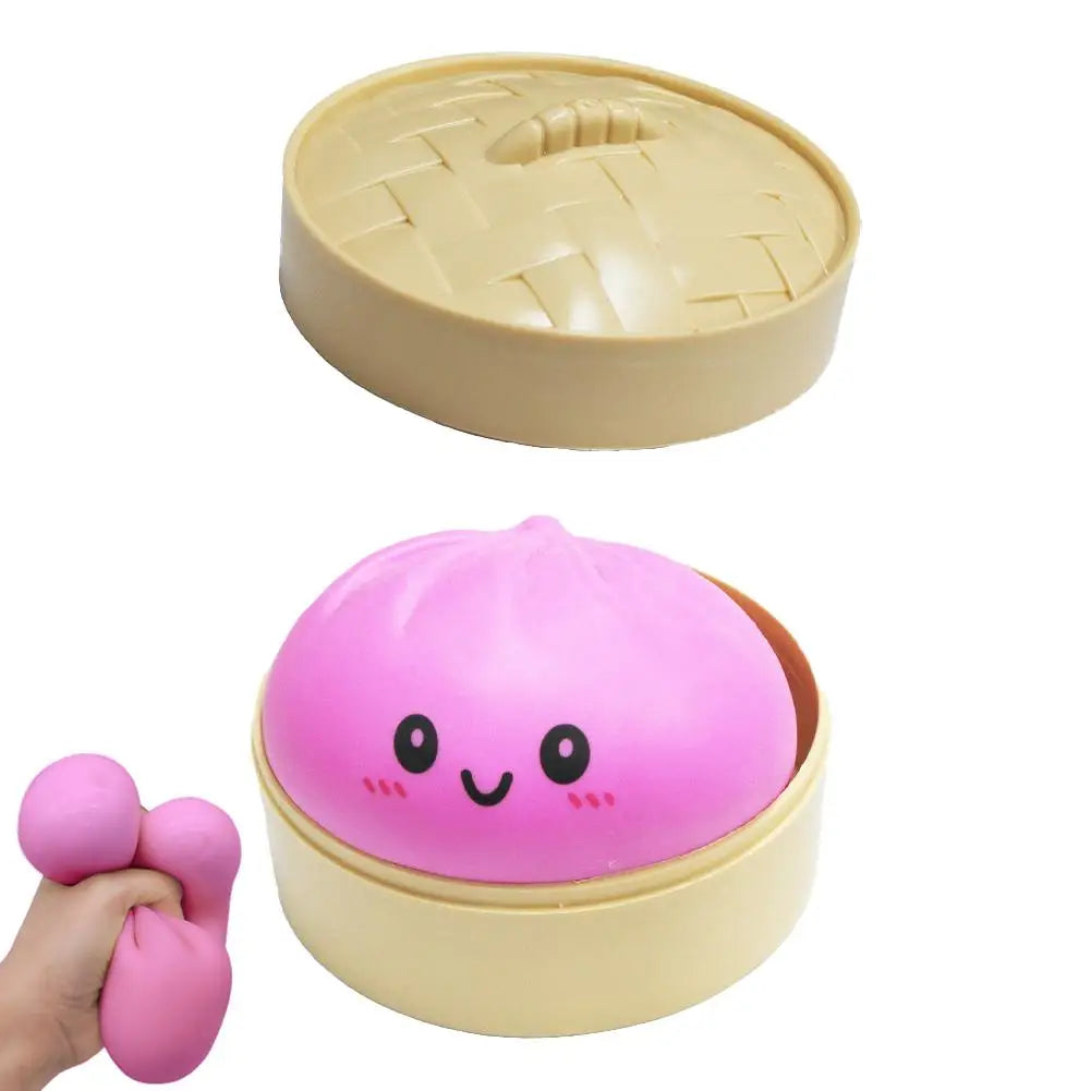 Realistic Giant Steamed Bun Squeezable Toy Simulation Food Squishies Qme C