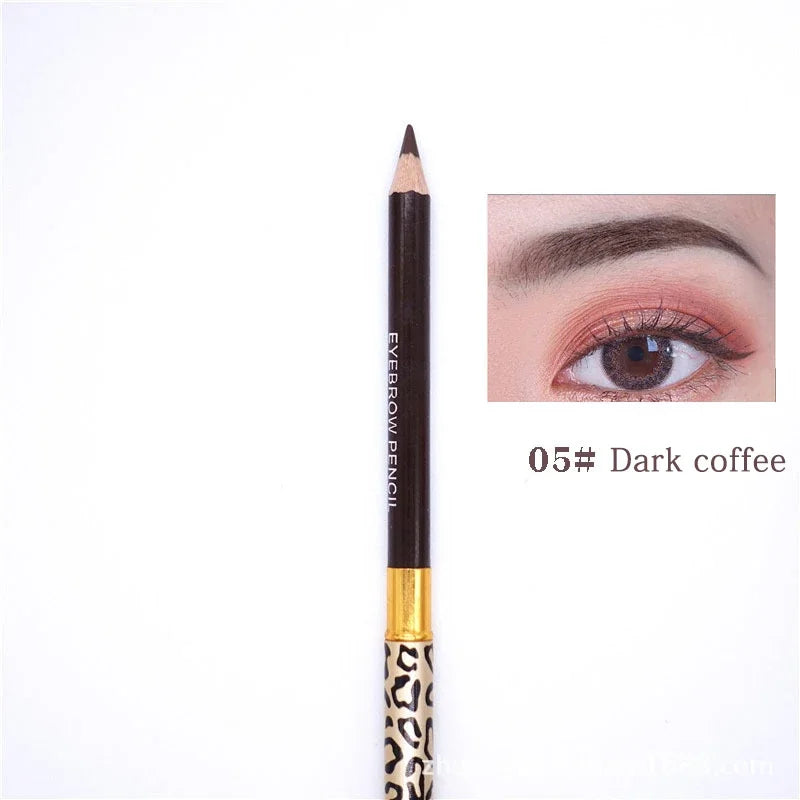 Eyebrow Pencil Cosmetics Makeup Tint Natural Long Lasting Paint Tattoo Eye Brow Waterproof Black Brown Eye Shadows Beauty Tool Qme 05 Dark Coffee