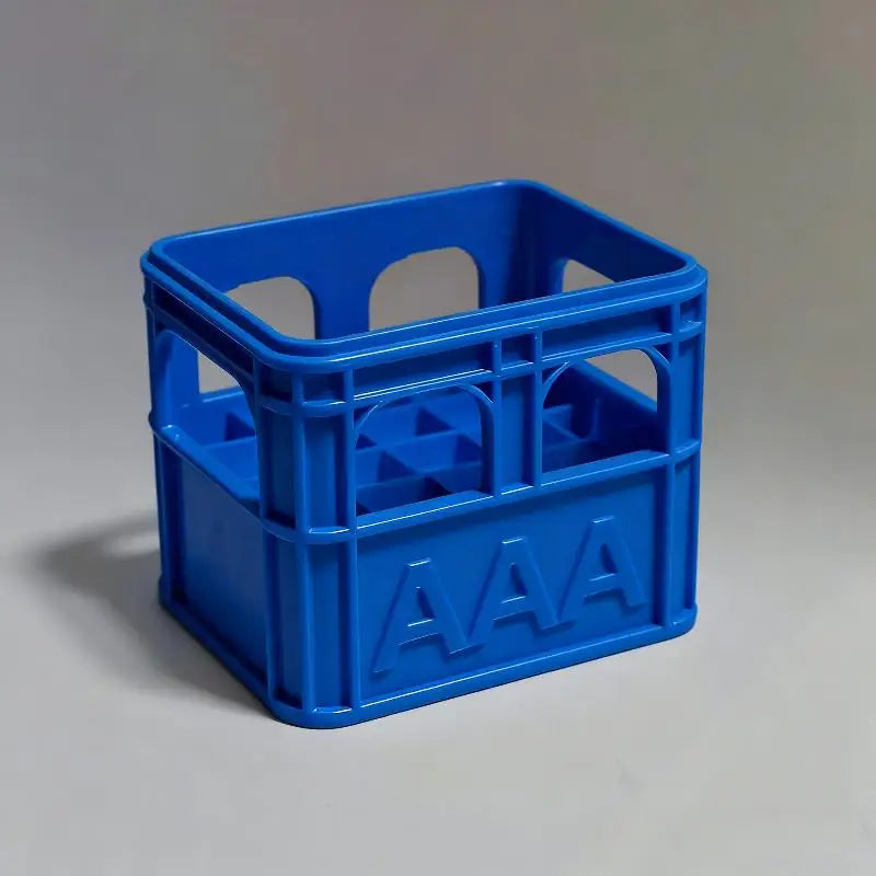 3D Printed Battery Storage Box DIY Beer Crate No. 5 Aa No. 7 Aaa 18650 Battery Stackable Storage Basket Storage Box Qme A8
