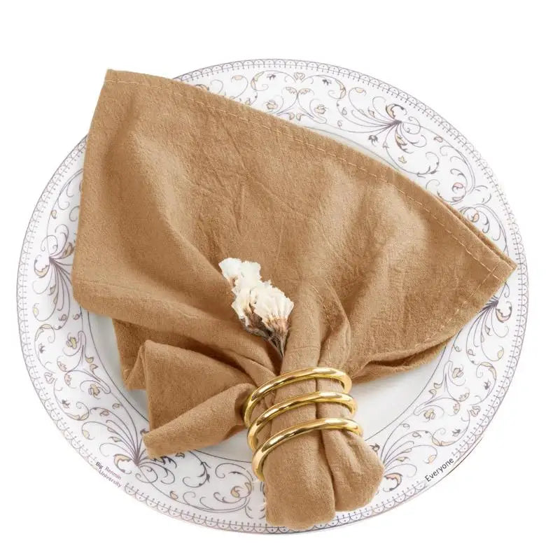 1 Party Table Decor Placemats House Warming 40x40cm Cotton Napkin Qme khaki 36x45cm 1pc 0