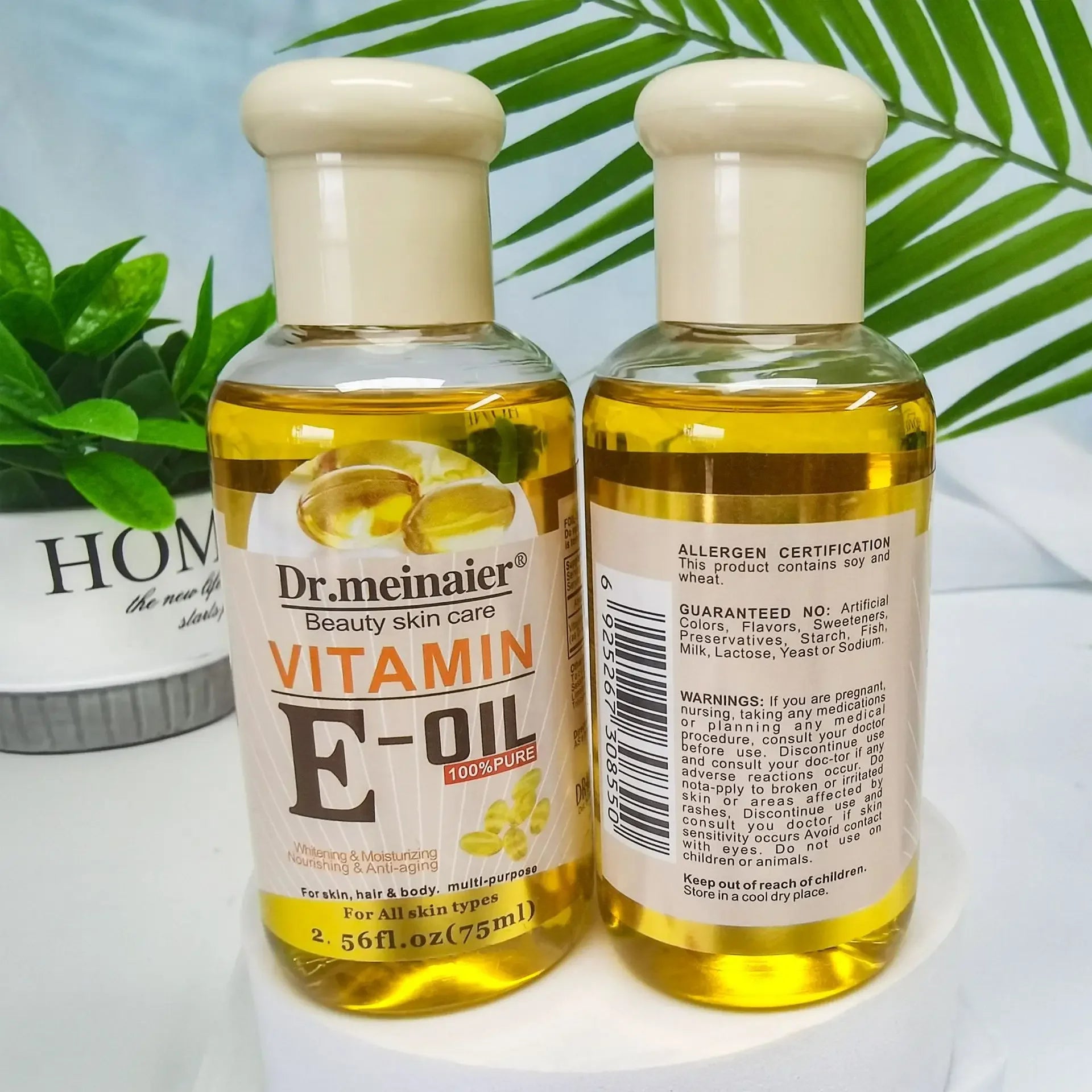 Vitamin E Face Essence Oil Morning Night Whitening Shrink Pores Anti Qme VE oil